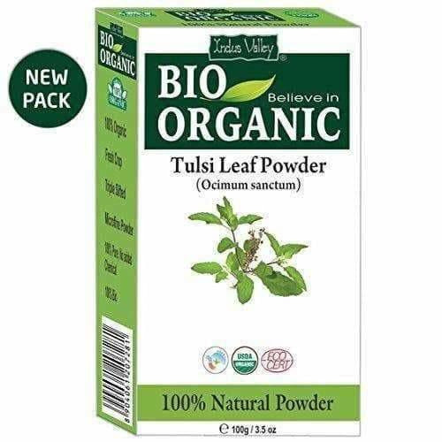 Indus Valley Bio Organic Hibiscus and Reetha Powder with Tulsi, 300g