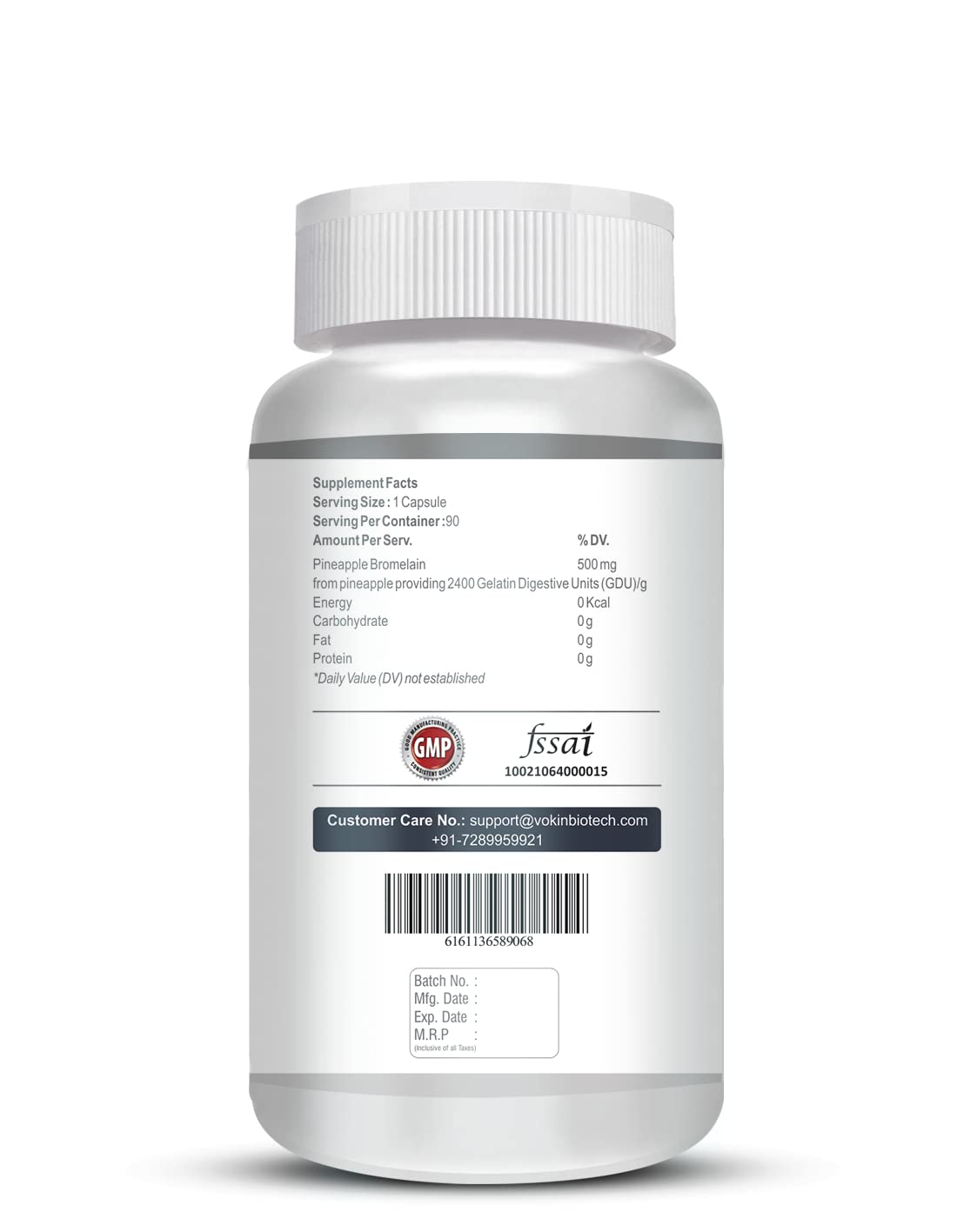 Vokin Biotech Bromelain Pineapple Capsules
