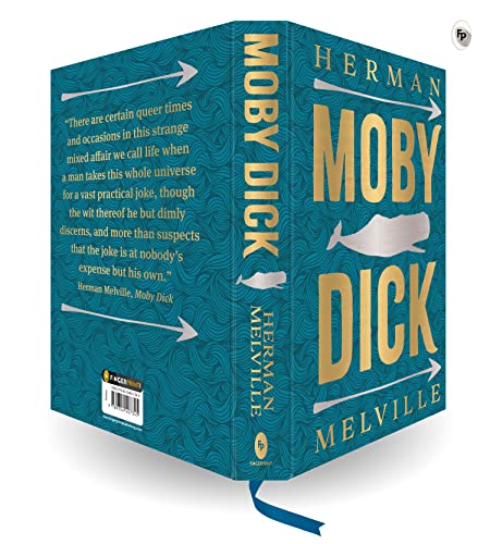 Moby Dick by Herman Melville (Deluxe Hardbound Edition) – Classic American Literature| Adventure Novel