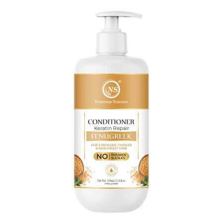 Nuerma Science Keratin Repair Fenugreek Hair Conditioner for Stronger, Thicker & Non-Frizzy Hair