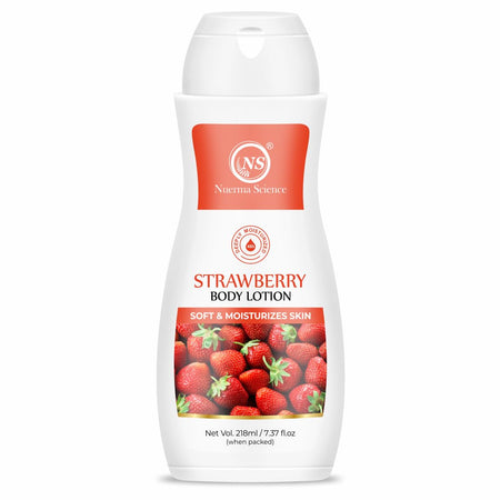 Nuerma Science Strawberry Body Lotion for Deep Skin Hydration & Moisturization