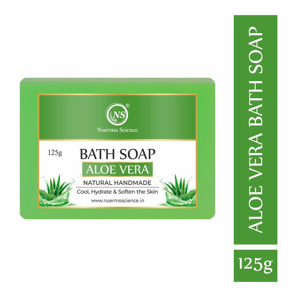 Nuerma Science Aloe Vera Bath Soap | Hydrates & Rejuvenates Skin - Distacart