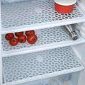 Plastic Anti-Slip Fridge Drawer Mat - Set of 6