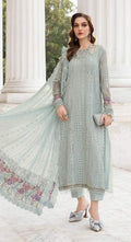 Anaita Sea-Green Fox Georgette Suit With Embroidered Sequence Work - Distacart