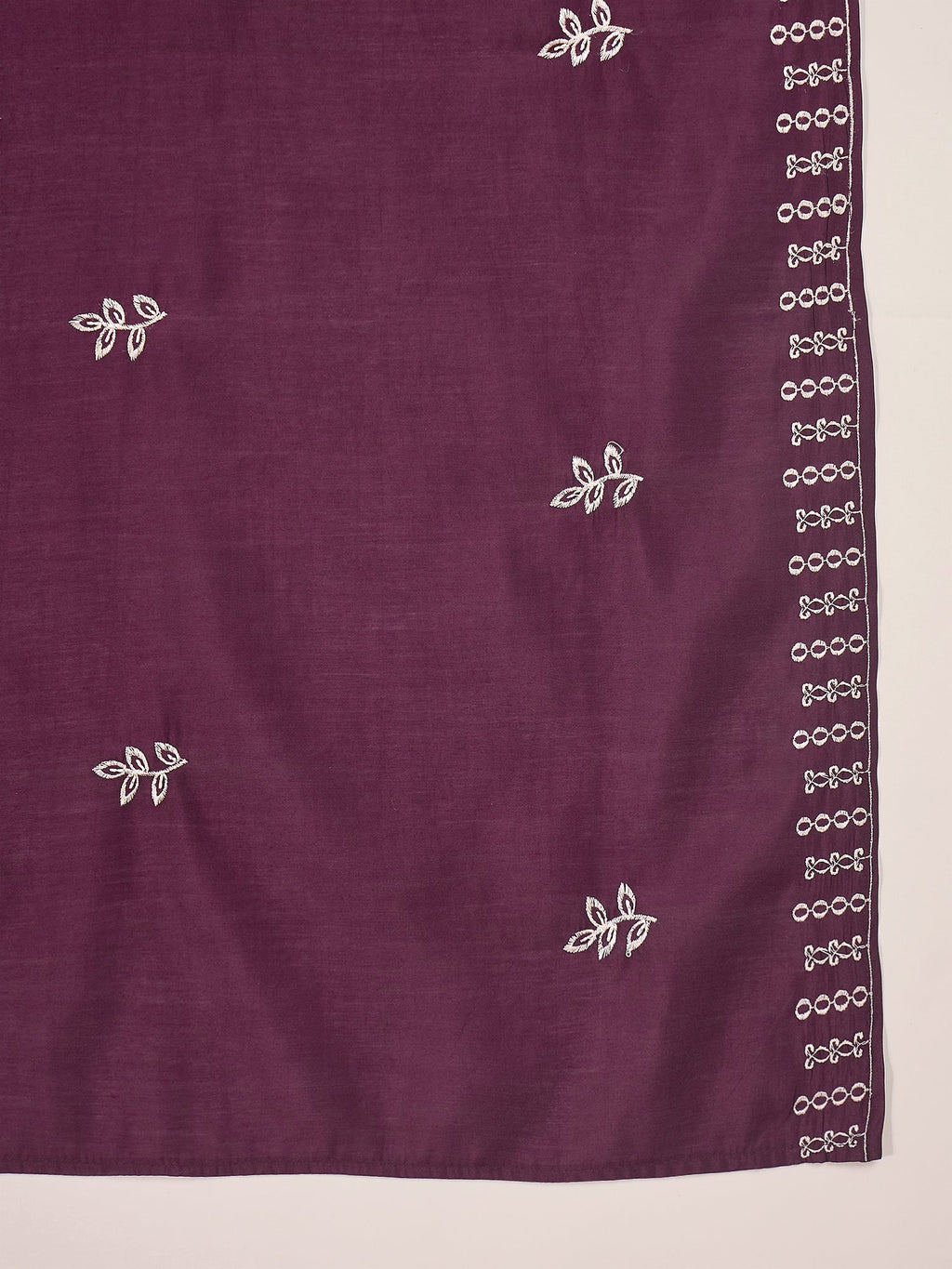 Joban Fashion Purple Silk Embroidery Readymade Kurta Set - Distacart