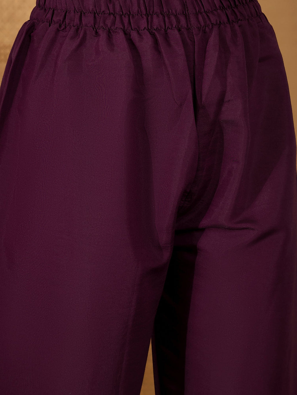 Joban Fashion Purple Silk Embroidery Readymade Kurta Set - Distacart