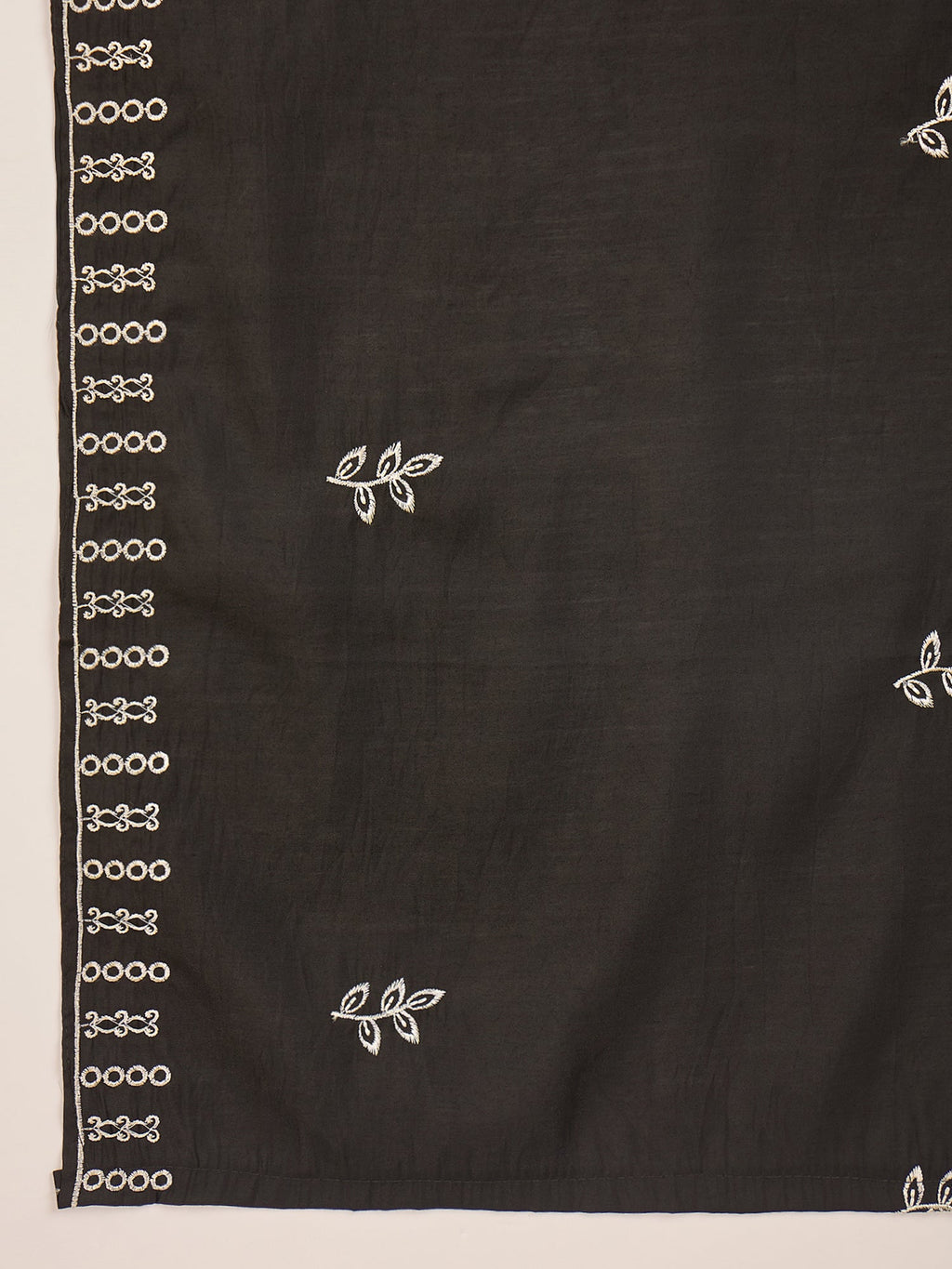 Joban Fashion Black Silk Embroidery Readymade Kurta Set - Distacart