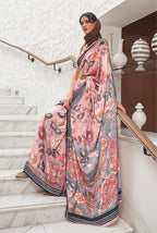 Monjolika Fashion Multi Colour Classic Digital Printed Crepe Silk Saree - Distacart
