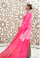 Monjolika Fashion Multi Colour Classic Digital Printed Crepe Silk Saree - Distacart