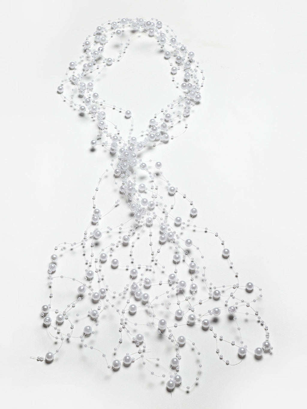 Panash Women White Pearls Embellished Tiara - Distacart