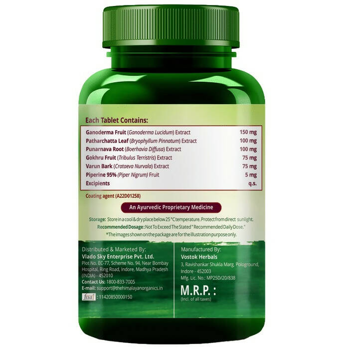 Himalayan Organics Plant - Based Kidney Detox Tablets