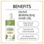 Nuerma Science Olive Bhringraj Hair Oil to Fight Hair Loss & Promote Hair Growth
