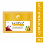 Nuerma Science Kesar Olive Bath Soap | Brightens & Nourishes Skin - Distacart