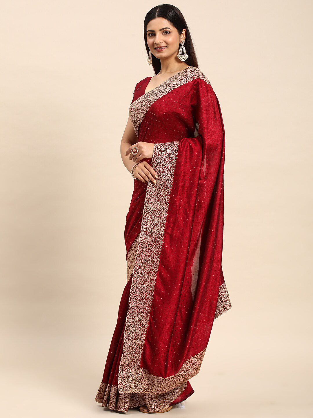 kasee Embellished Embroidered Saree - Distacart