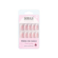 shills professional reusable press on nails french almond spn744