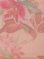 Saree Mall Pink Floral Printed Organza Sarees - Distacart