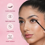 Swiss Beauty Precision Thickening Long Lash Mascara ,Waterproof , Smudge-Proof - Black - Distacart