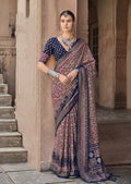 Monjolika Fashion Silk Patola Print Multi Colour Traditional Saree - Distacart