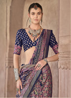 Monjolika Fashion Silk Patola Print Multi Colour Traditional Saree - Distacart