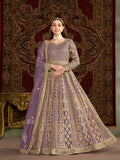 Monjolika Fashion Lilac Color Embroidered Santoon Net Salwar Suit - Distacart