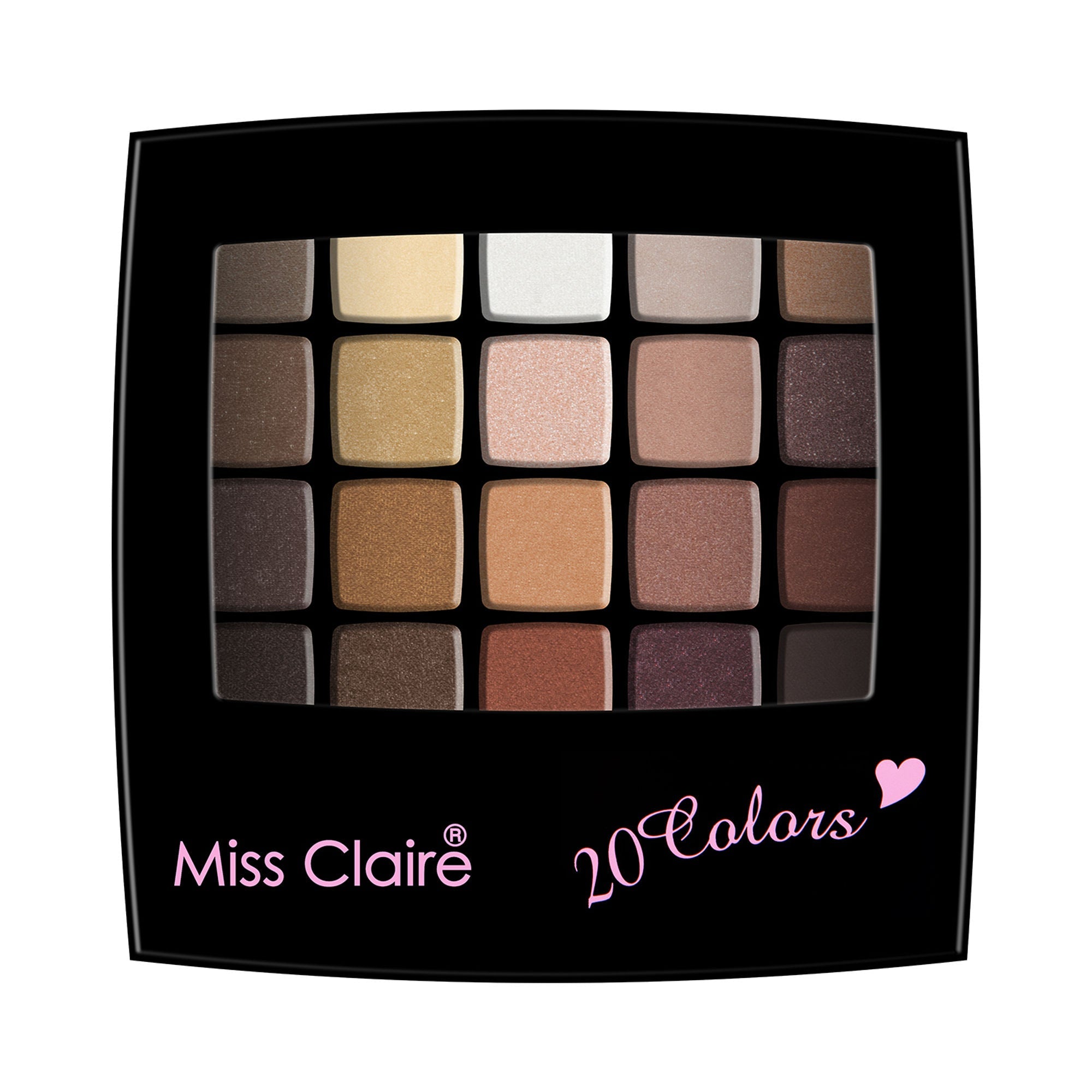 Miss Claire 20 Color Eye Shadow - 1 - Distacart