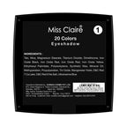 Miss Claire 20 Color Eye Shadow - 1 - Distacart