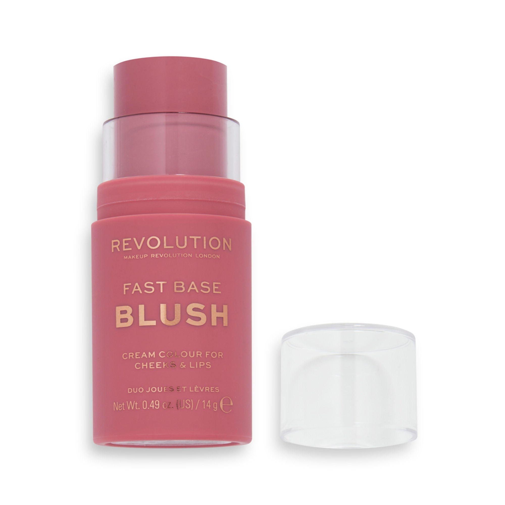 Makeup Revolution Fast Base Blush Stick - Bare - Distacart