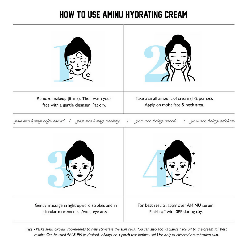 Aminu Hydrating Cream for Deep 3-D Hydration