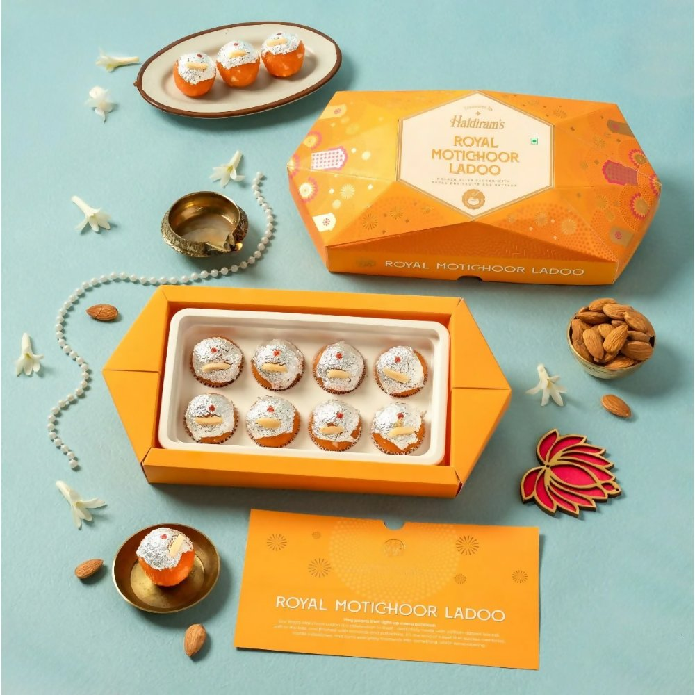 Haldiram's Royal Moti Choor Ladoo - Distacart