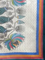 Saree Mall Pink & Grey Art Silk Printed Bhagalpuri Saree - Distacart