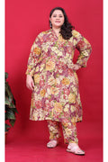 Monjolika Fashion Multicolor Rayon Floral Print Classic Co-Ord Set - Distacart