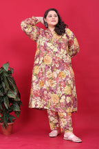 Monjolika Fashion Multicolor Rayon Floral Print Classic Co-Ord Set - Distacart