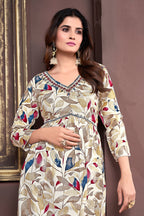 Monjolika Fashion Red Rayon Printed Festival Wear Afghani Suit - Distacart