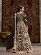 Monjolika Fashion Black Color Embroidered Santoon Net Salwar Suit - Distacart