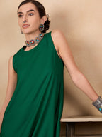 InWeave Forest Green Short Kurta