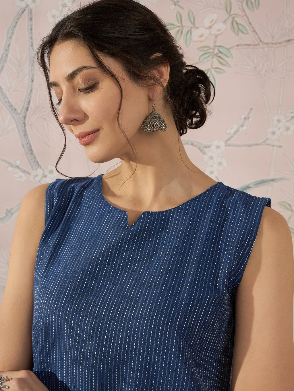 InWeave Blue Kantha W/S Top