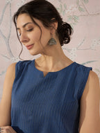 InWeave Blue Kantha W/S Top