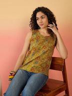 InWeave Ochre Round Multi Foil W/S Top