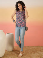 InWeave Navy Different W/S Top