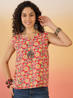 InWeave Red Different W/S Top