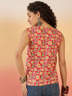 InWeave Red Different W/S Top