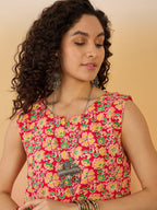 InWeave Red Different W/S Top