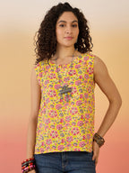 InWeave Bright Yellow Different W/S Top
