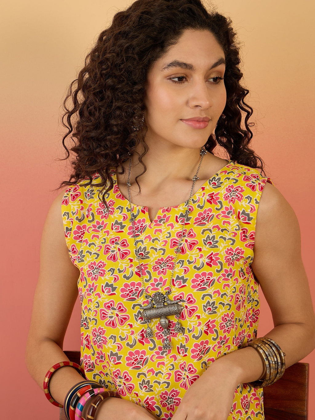 InWeave Bright Yellow Different W/S Top