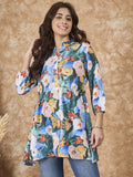 InWeave Multi Abstract Mandarin Top