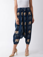 InWeave Elephant Print Harem Pants
