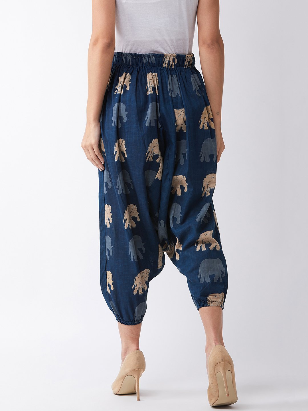 InWeave Elephant Print Harem Pants