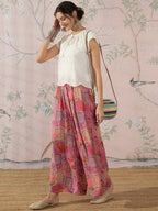 InWeave Dull Pink Window Palazzo