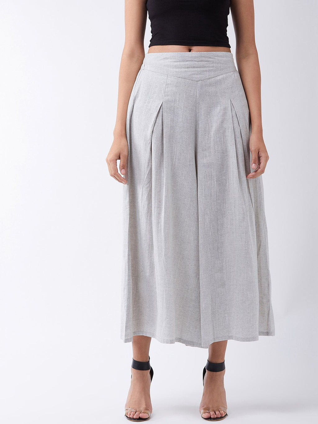 InWeave Grey Handloom Palazzo