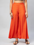 InWeave Solid Orange Palazzo